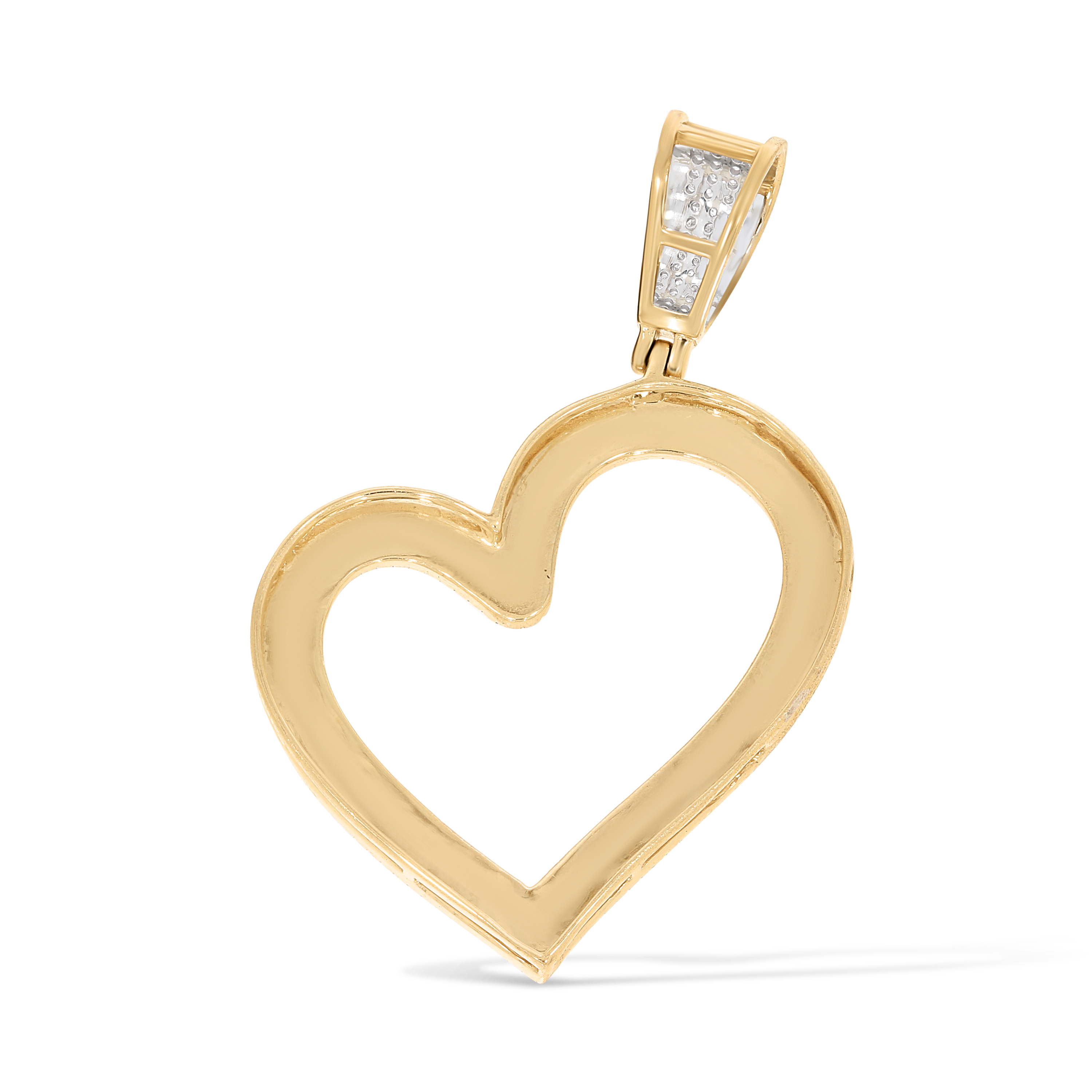 Diamond Heart Pendant 0.34 ct. 10k Yellow Gold